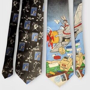 Vintage 1997 Looney Tunes  USPS Stamp Collection Pair Bugs Bunny, Taz, Martian